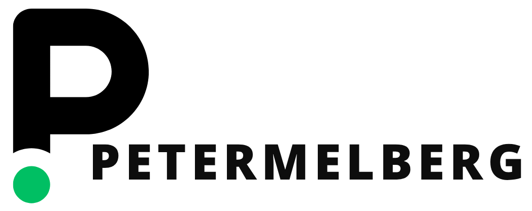 black & white letter p logo